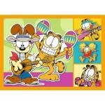 Trefl Puzzle 4-in-1 - Garfield Loves Lasagna - Trefl 34673