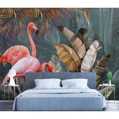 Art Gift Decor Фототапет Тропическо фламинго