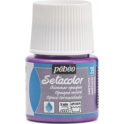 Pébéo Setacolor opaque farba na textil 39 shimmer amethyst 45 ml