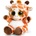 Keel Toys Плюшена играчка Keel Toys Animotsu - Жираф, 15 cm (SF0955)