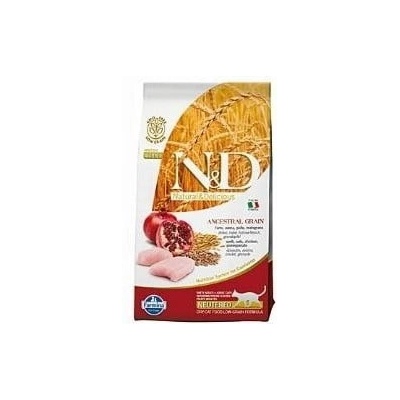 N&D cat ancestral LG Neutered chicken & pomegranate 3 x 5 kg