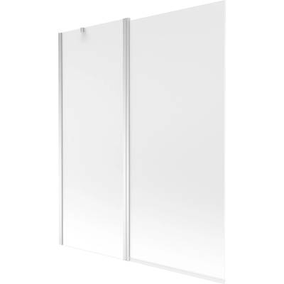 Mexen Flip душкабина за вана 2-крила 140 x 150 см, матирана, хром - 894-140-101-01-30 (894-140-101-01-30)