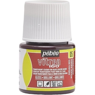 Pébéo Vitrea 160 Боя за стъкло Indian Red 45 ml 1 бр (111005)