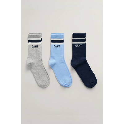 GANT SPORT SOCKS 3-PACK šedá