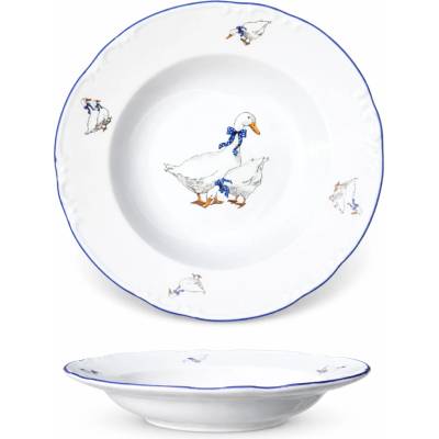 Thun 1794 Constance hluboký talíř Husy 230 mm, P1650003J1Z8408200