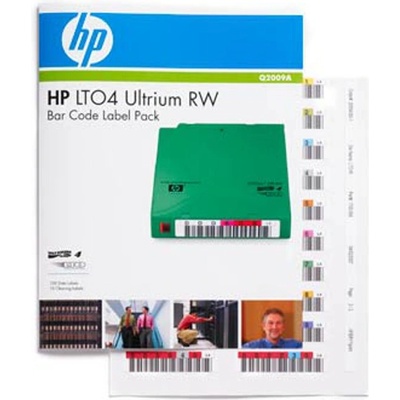 HP Хартия HP LTO4 Ultrium RW Bar Code label pack (110 pack) (Q2009A)