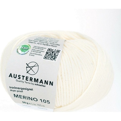 Pletací příze Austermann Merino 105 EXP Barva: 310 NATUR