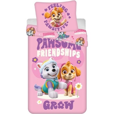 Jerry Fabrics Obliečky Paw Patrol PP484 Mikrovlákno 140x200 70x90