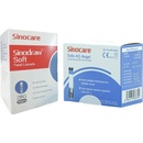 Sinocare doplnkový set: Lancety 50 ks + testovacie prúžky 50 ks pre glukomer Safe AQ Angel
