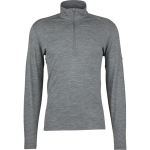 Icebreaker Мъжко мериносово термобельо Icebreaker 200 Oasis L/S Half Zip Merino base layer - Gritstone Heather - размер XXL (015-1976-0216)