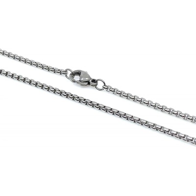 Jan Kos jewellery Řetízek z oceli typu kostka 12102664