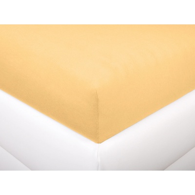 Aaryans jersey prostěradlo pastelově oranžové 140x200