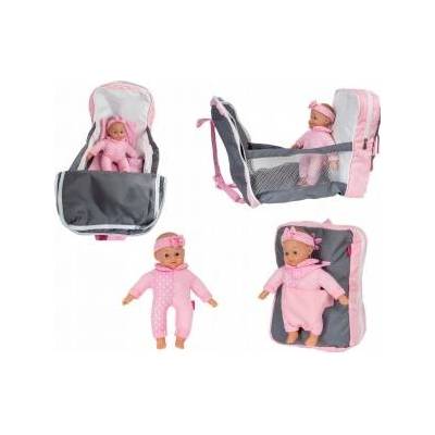 Smily Play Lala with backpack and crib