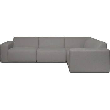 Scandic Сив ъглов диван (десен ъгъл) Roxy - Scandic (Roxy 3+90+1,5 3 grey)