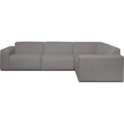 Scandic Сив ъглов диван (десен ъгъл) Roxy - Scandic (Roxy 3+90+1,5 3 grey)