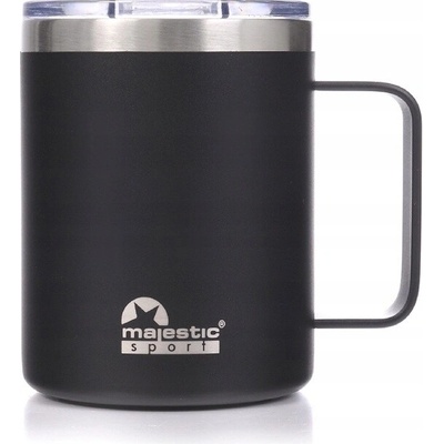 Majestic Sport termohrnek Gump 400 ml s uchem černý