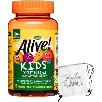 Nature's Way Alive Kids Premium, 90 желирани таблетки, Nature's Way (15789)
