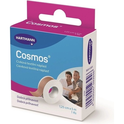 Cosmos Cívková náplast pevná 1,25 cm x 5 m