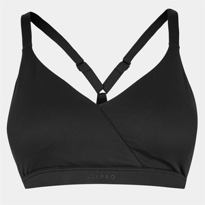 USA Pro Light Bra Womens - Black