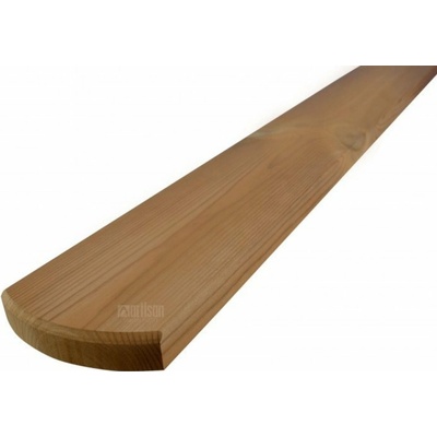 Plotovky dřevěné půlkulaté, 19x92x1200 ThermoWood® borovice, TD 212°C