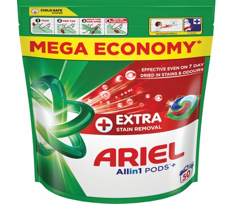 Ariel Plus kapsule Extra+ Clean 50 PD
