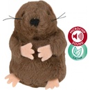 Trixie Stojící pískací plyšový krtek s catnipem 8cm