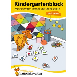 Kindergartenblock ab 3 Jahre - Meine ersten Rätsel und Denkspiele | Sabine Dengl (ISBN: 9783881006163)
