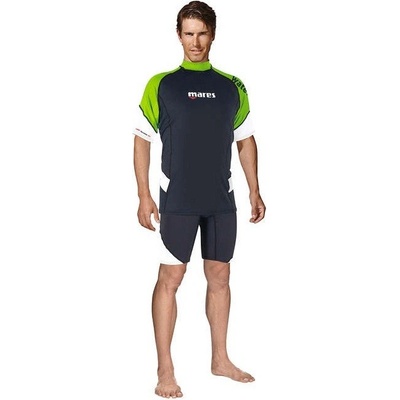 Mares RASH GUARD KRÁTKÝ RUKÁV limetková
