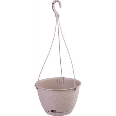 Nohel Garden květináč závěsný RATOLLA ROUND W plastový 24x16 cm