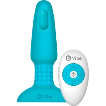 Image 1 of b-Vibe Rimming Plug 2 Turquoise