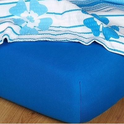 Dadka prostěradlo jersey modř královské 200x220x20