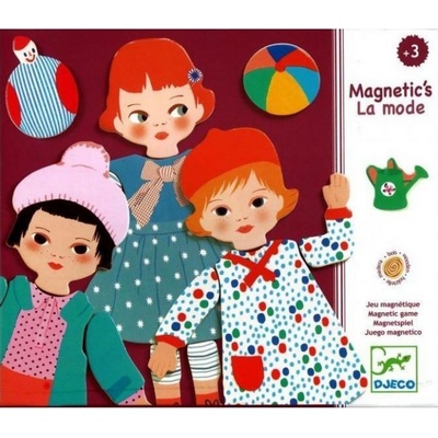 Djeco drevené magnetky Móda