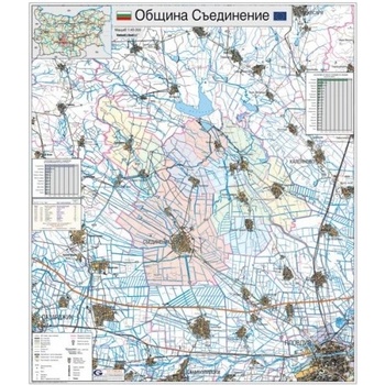 Mapmedia Карта на община Съединение