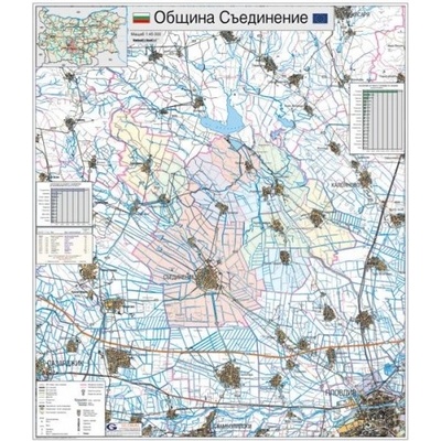 Mapmedia Карта на община Съединение