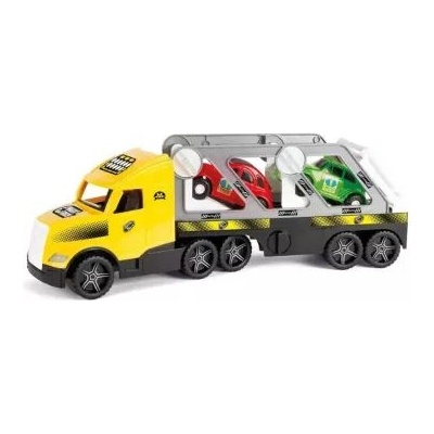 Wader Wader: Magic Truck Екшън ретро камион с малки коли - 79 см