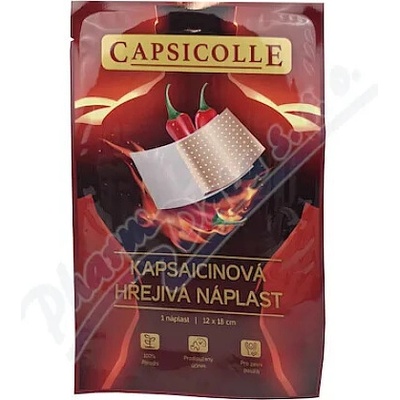 Tým pro farmácii s.r.o. Kapsaicínová hrejivá náplasť kapsúlICOLLE 12 x 18 cm 1 ks