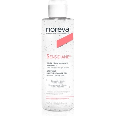 Noreva Sensidiane Soothing Make-up Remover Gel почистващ и премахващ грима гел 200ml