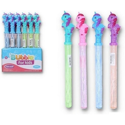 Velký bublifuk Jednorožec 40 cm Modrá