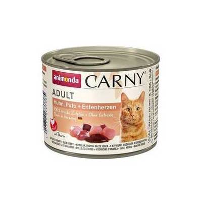 ANIMONDA konzerva CARNY Adult - kura, morka + kačacie srdce 200g