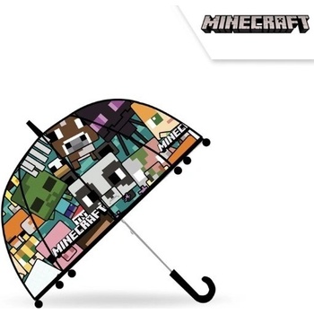 Minecraft poe deštník holový průhledný