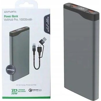 4smarts VoltHub Pro 10000mAh 22.5W with Quick Charge PD gunmetal Select Edition