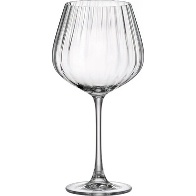 Bohemia Crystal Sklenice červené víno Columba Optic 6 x 640 ml