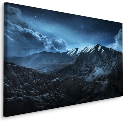 Plátno Malebná Horská Krajina V Noci Varianta: 70x50