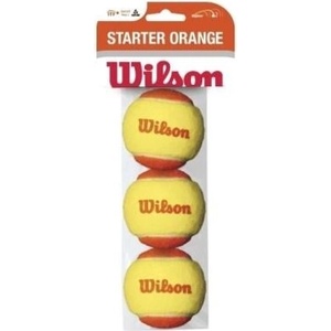 Wilson Комплект тенис топки Wilson Starter, оранжеви, 3 бр