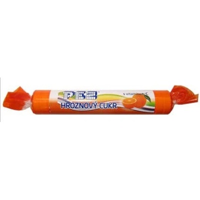 Pez hroznový cukor s vitamínem C pomaranč 39 g