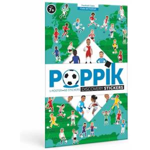 POPPIK Плакат със стикери poppik - Футбол (dis013)
