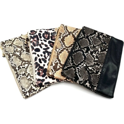 Flora & Co dámské psaníčko Paris mix vzorů leopardí vzor