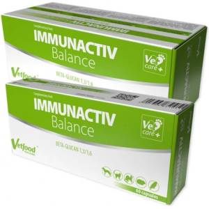 VetFood Immunactiv Balance - хранителна добавка за подсилване на имунитета при животните, 60 капсули - Полша