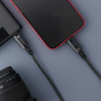 F-Energy C276 Type C na Type C PD 3A 27W Digital 1,2m černý