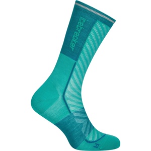 Icebreaker Дамски чорапи за бягане Icebreaker Women's Merino Run+ Ultralight Crew Running socks - Fresh / Tidal Teal - размер 38-40 (EU) (201-8166-1012)